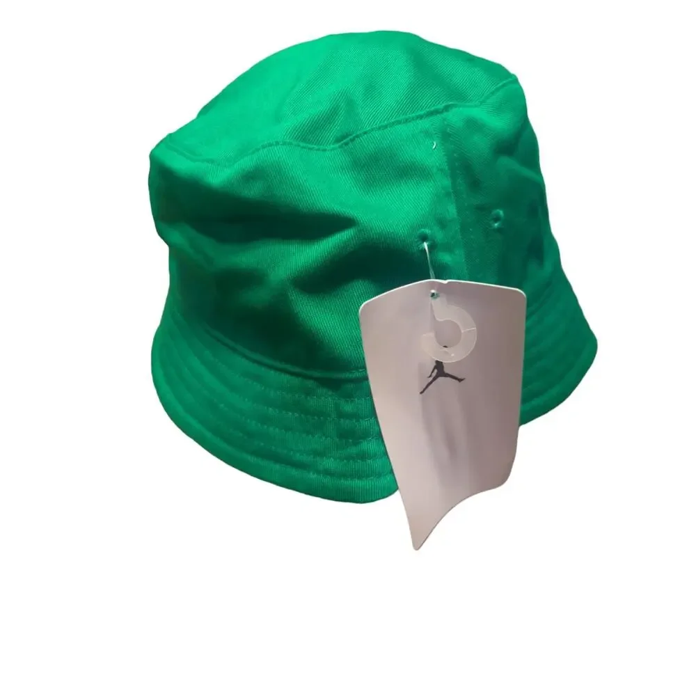 NEW NIKE JORDAN JUMPMAN BUCKET HAT YOUTH BOYS GIRLS GREEN ONE SIZE FITS 8-20 NWT - Picture 3 of 4